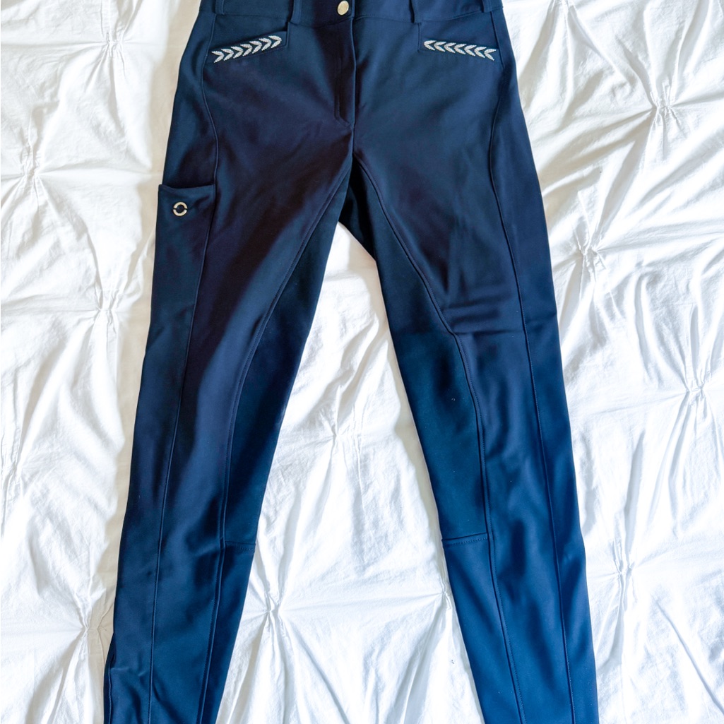 Pikeur Candela Strass Full Seat Ladies Breeches | Size 84 | Black